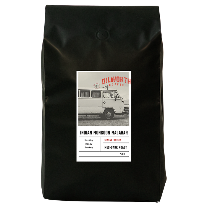 Dilworth Coffee India Monsoon Malabar 5lb Bulk Bag