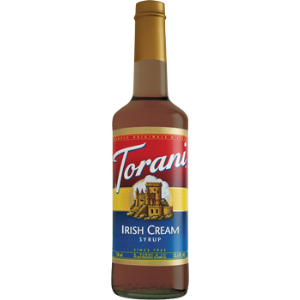 Torani Irish Cream Flavoring Syrup 750mL Glass Bottle