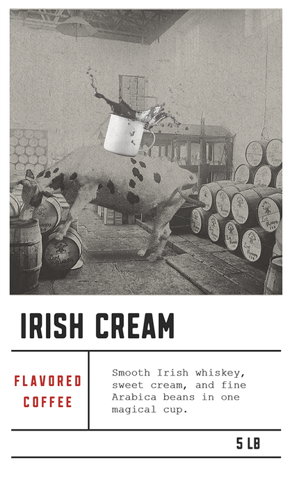 Dilworth Coffee Irish Cream Flavored Coffee 5lb Bulk Bag