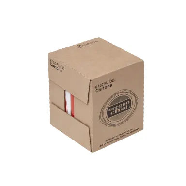 Oregon Chai Organic Spiced Chai Tea Latte 1:1 Concentrate 6 - 32oz Cartons (CASE)