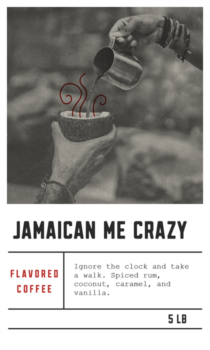 Dilworth Coffee Jamaican Me Crazy Flavored Coffee 5lb Bulk Bag