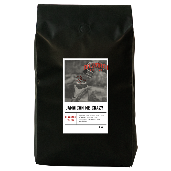 Dilworth Coffee Jamaican Me Crazy Flavored Coffee 5lb Bulk Bag
