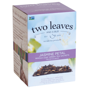 Two Leaves Jasmine Petal Green Tea Retail 15ct Box