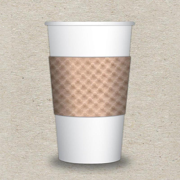 Java Jacket Eco II Blank Large Natural Coffee Sleeves 12/16/20/24oz 1700-SPN-S 1000ct