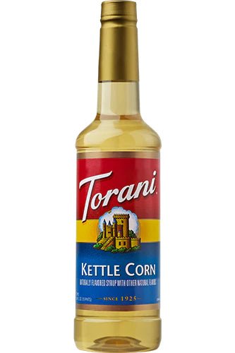 Torani Kettle Corn Flavoring Syrup 750mL Plastic Bottle