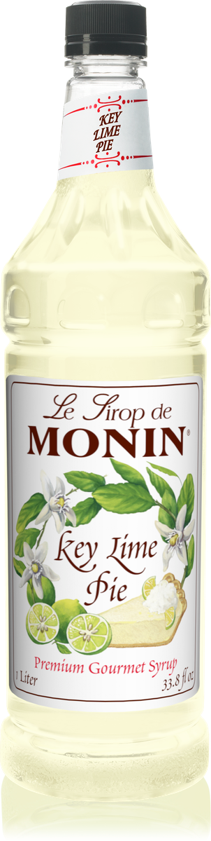 Monin Key Lime Pie Flavoring Syrup 1L Plastic Bottle