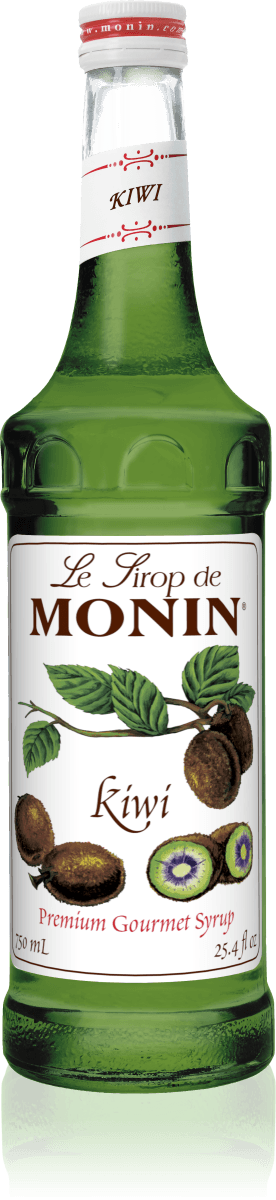 Monin Kiwi Flavoring Syrup 750mL Glass Bottle