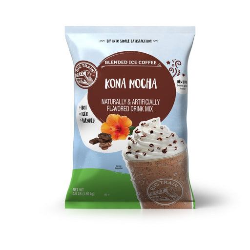 Big Train Kona Mocha Blended Iced Coffee Mix 3.5lb Bag