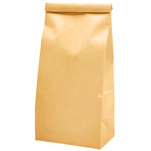 Kraft 16oz (450g) Tin Tie Paper Bags with Poly Liner 50ct