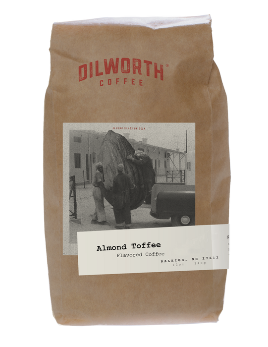 Dilworth Coffee Almond Toffee 12oz Bag