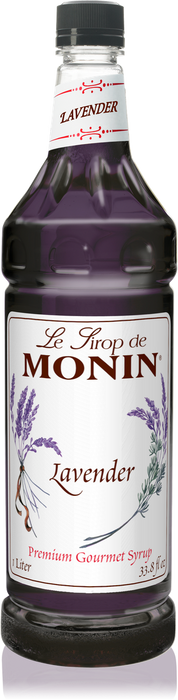 Monin Lavender Flavoring Syrup 1L Plastic Bottle