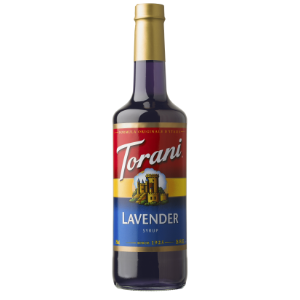 Torani Lavender Flavoring Syrup 750mL Glass Bottle