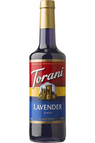 Torani Lavender Flavoring Syrup 750mL Plastic Bottle