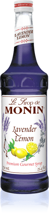 Monin Lavender Lemon Flavoring Syrup 750mL Glass Bottle