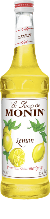 Monin Lemon Flavoring Syrup 750mL Glass Bottle