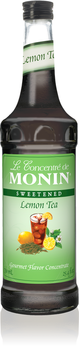 Monin Lemon Tea 7:1 Concentrate 750mL Glass Bottle