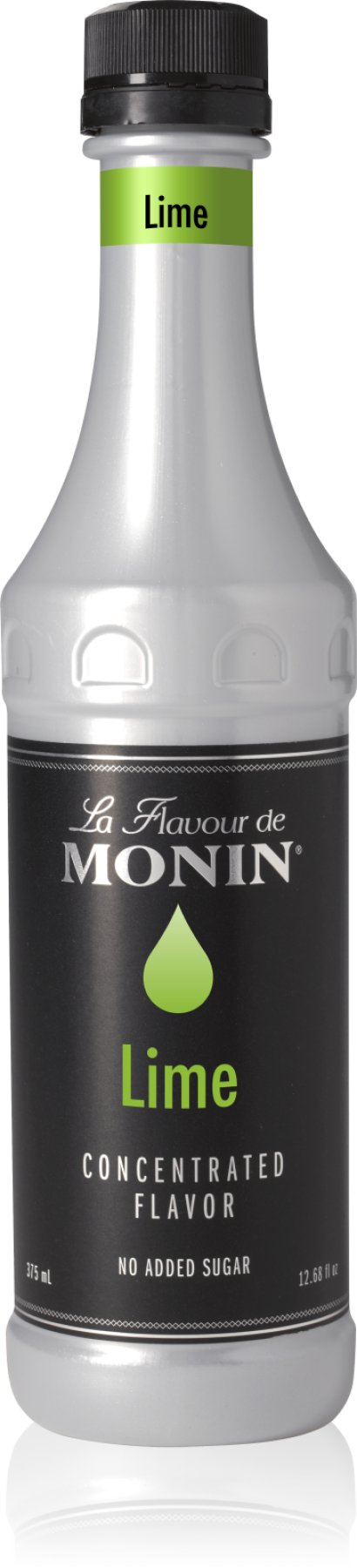 Monin Lime Concentrated Flavor 375mL Bottle