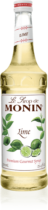 Monin Lime Flavoring Syrup 750mL Glass Bottle