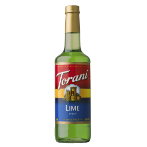 Torani Lime Flavoring Syrup 750mL Glass Bottle
