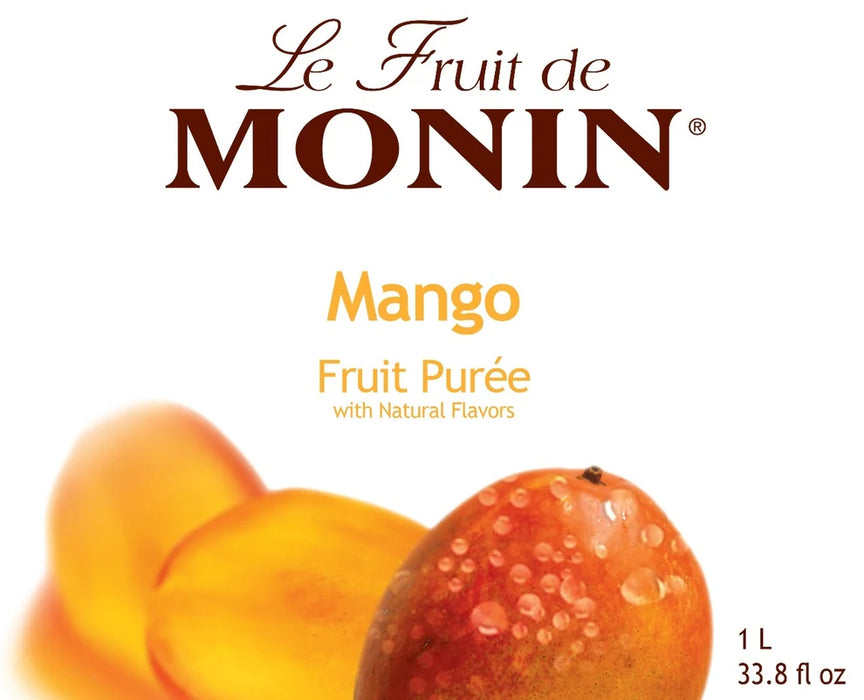 Monin Mango Fruit Puree 4 - 1L Bottles (CASE)
