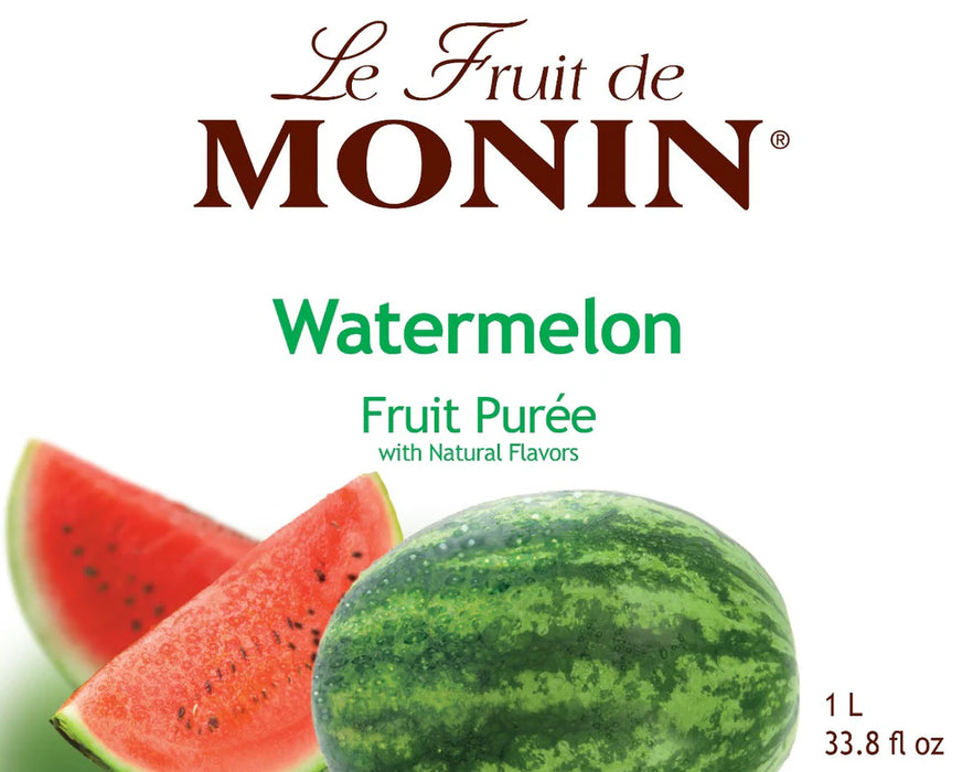 Monin Watermelon Fruit Puree 4 - 1L Bottles (CASE)