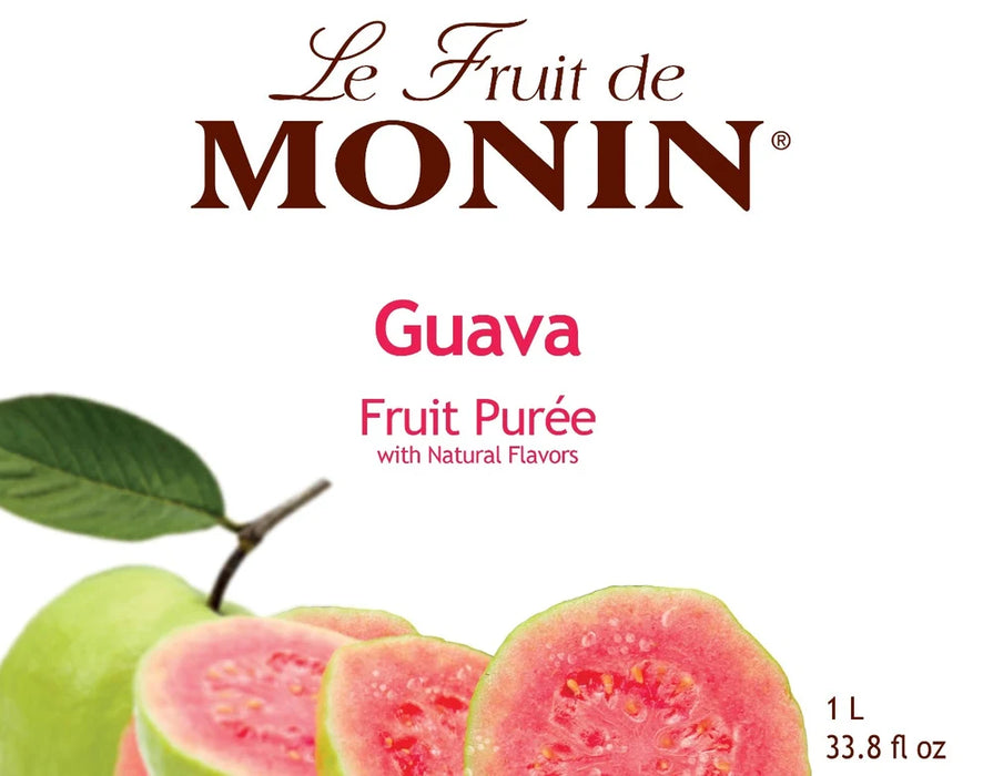 Monin Guava Fruit Puree 4 - 1L Bottles (CASE)