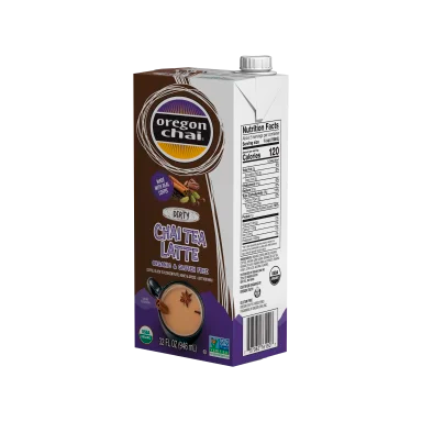 Oregon Chai Organic Dirty Chai Tea Latte 1:1 Concentrate 6-32oz Cartons (CASE)