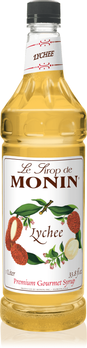 Monin Lychee Flavoring Syrup 1L Plastic Bottle