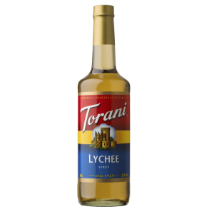 Torani Lychee Flavoring Syrup 750mL Glass Bottle