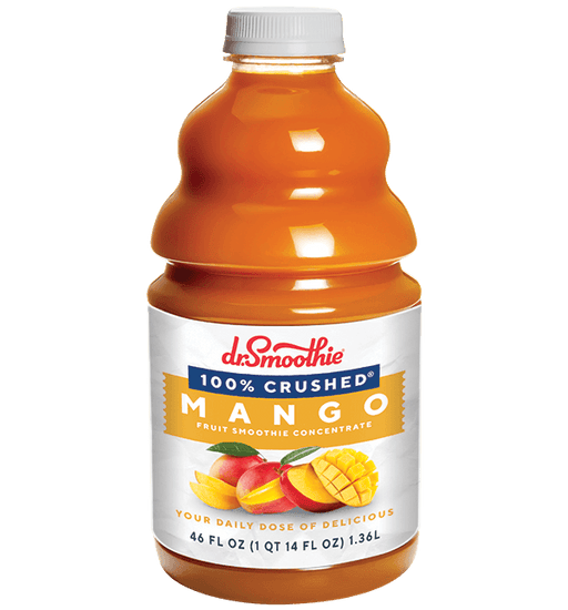 Dr. Smoothie Mango 100% Crushed Fruit Smoothie Concentrate 46oz Bottle