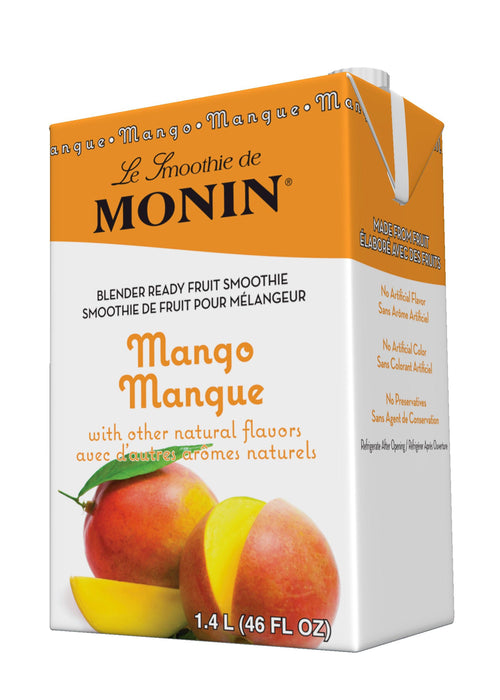 Monin Mango Fruit Smoothie Mix 46oz Carton