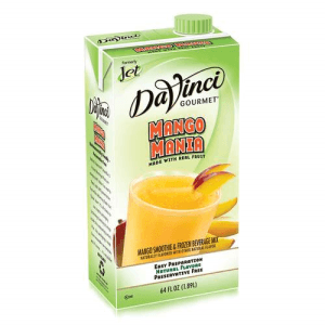 Davinci Mango Mania Real Fruit Smoothie Mix 64oz Carton