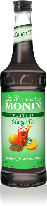 Monin Mango Tea 7:1 Concentrate 750mL Glass Bottle