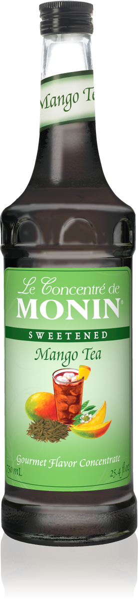 Monin Mango Tea 7:1 Concentrate 750mL Glass Bottle