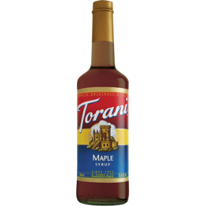 Torani Maple Flavoring Syrup 750mL Glass Bottle