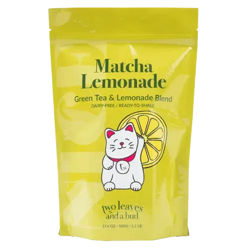 Two Leaves Matcha Lemonade Green Tea & Lemonade Blend 500g Bag