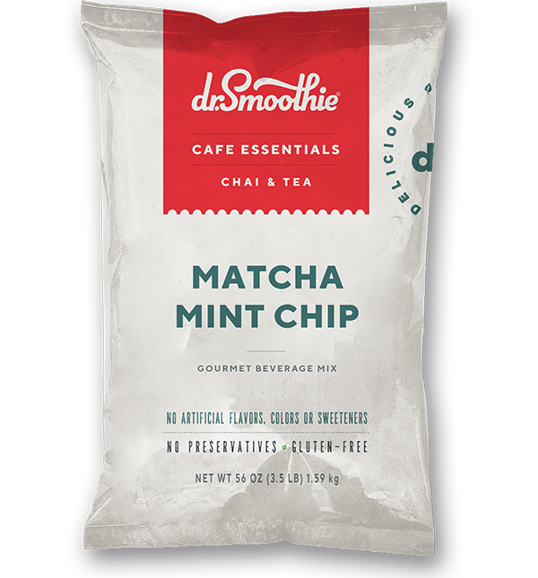 Dr. Smoothie - Caffe Essentials Matcha Mint Chip 3.5lb Bag