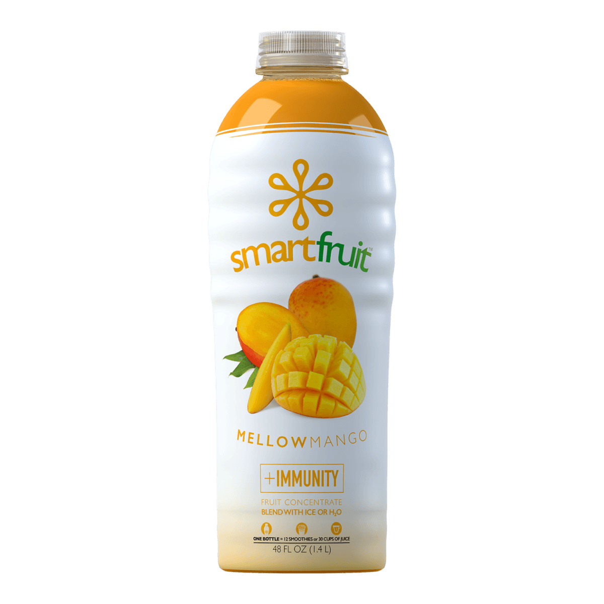 Smartfruit Mellow Mango Fruit Smoothie Concentrate 48oz Bottle
