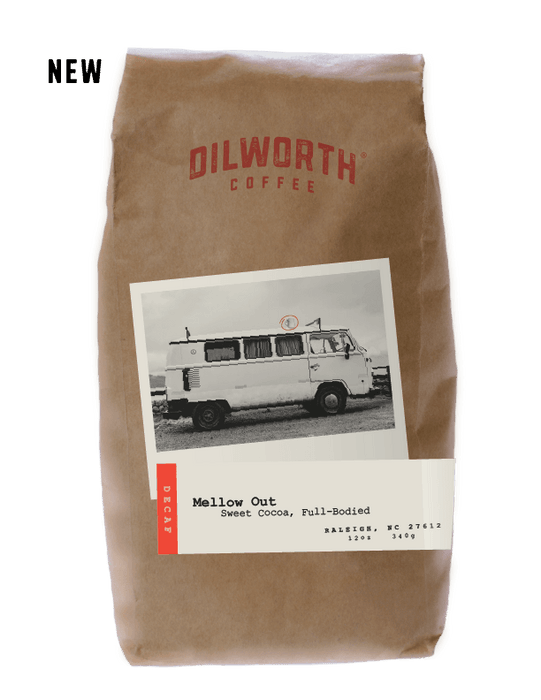 Dilworth Coffee Mellow Out Blend Decaf 12oz Bag