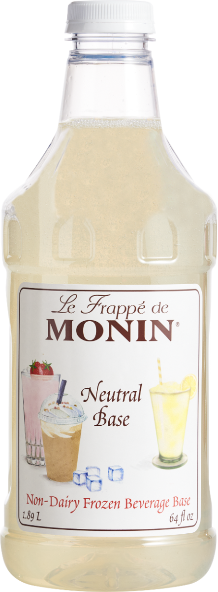 Monin Neutral Frozen Beverage Base 64oz Bottle - Dilworth Coffee