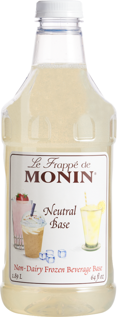 Monin Neutral Frozen Beverage Base 64oz Bottle - Dilworth Coffee