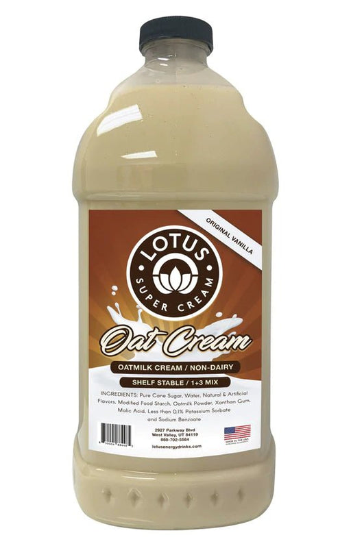Lotus Energy Oat Cream Concentrates 64oz Bottle