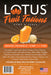 Lotus Energy Orange Creamsicle Fruit Fusions Concentrates 64oz Bottle