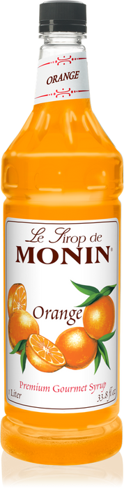 Monin Orange Flavoring Syrup 1L Plastic Bottle