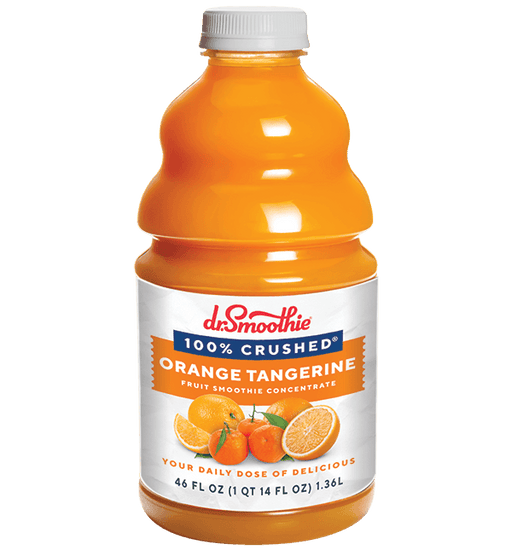 Dr. Smoothie Orange Tangerine 100% Crushed Fruit Smoothie Concentrate 46oz Bottle