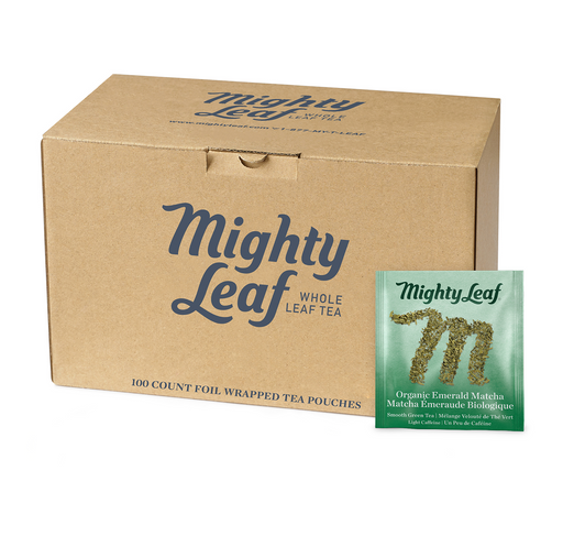 Mighty Leaf Tea Organic Emerald Matcha Foodservice 100ct Box