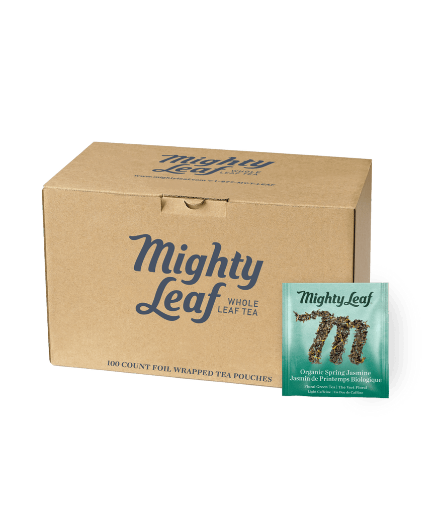 海外紙物　アメリカ　Herb Tea 袋　50枚　大量 1名様 Mighty Leaf Tea Organic Spring Jasmine Foodservice 100ct Box