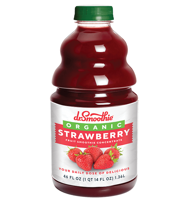 Dr. Smoothie Organic Strawberry Fruit Smoothie Concentrate 46oz Bottle