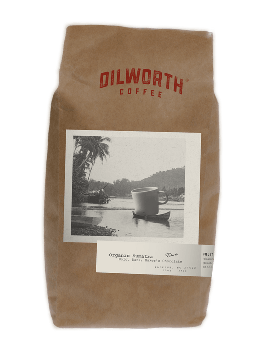 Dilworth Coffee Organic Sumatra 12oz Bag