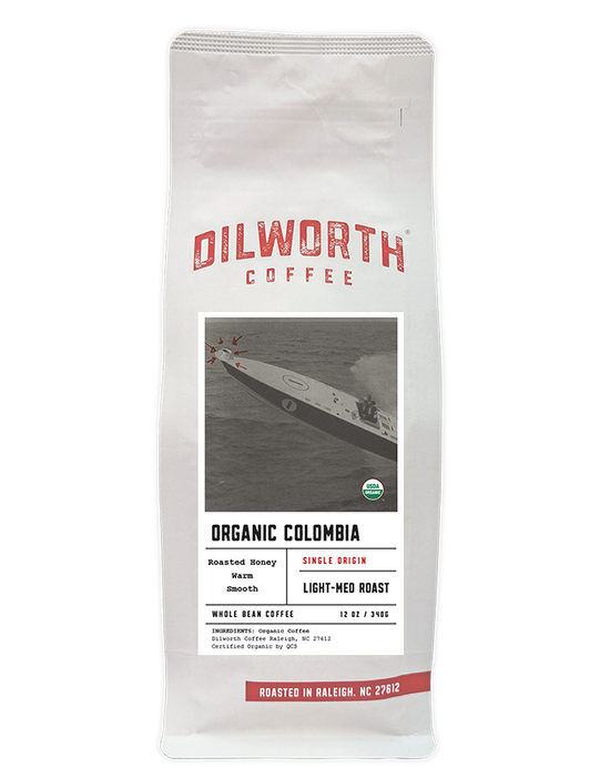 Dilworth Coffee Organic Colombia 12oz Bag